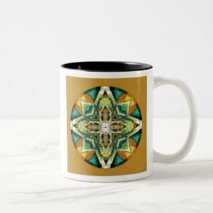 2 Couleurs Tasse en cristal du mandala 6