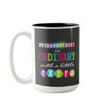 Tasse extraordinaire de tableau de citation de