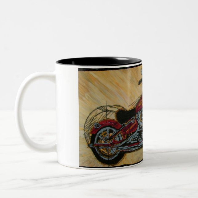 2 Couleurs Tasse faite sur commande (Gauche)