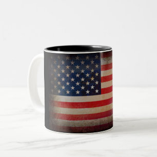 2 Couleurs Tasse faite sur commande  Coffee de drapeau
