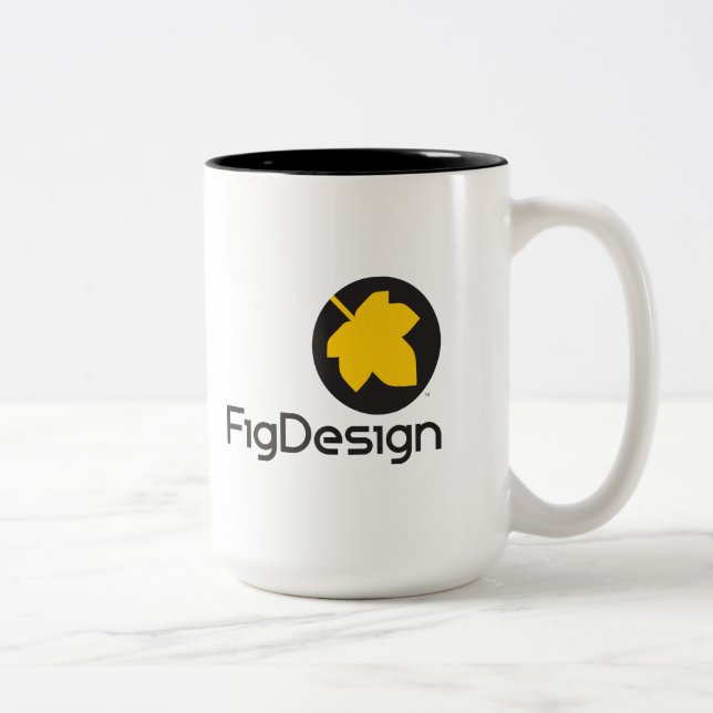 2 Couleurs Tasse FigDesign (Droit)
