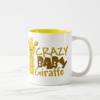 2 Couleurs Tasse folle de girafe de bébé