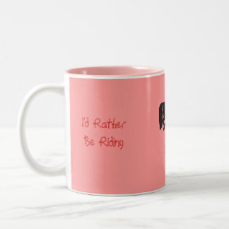 2 Couleurs Tasse folle de poney