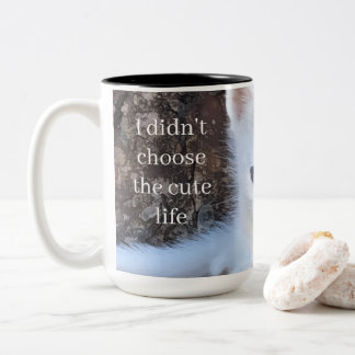 2 Couleurs Tasse Fun 'Je N'Ai Pas Choisi La Vie Mignonne' ave