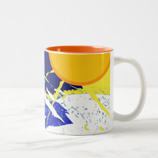 2 Couleurs Tasse "glace de Norweigan "