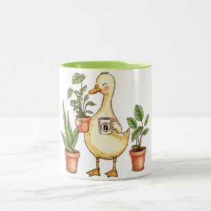 2 Couleurs Tasse Goose Gardening - Alimentée par les plantes 
