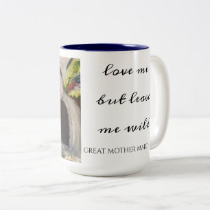 2 Couleurs Tasse "GRANDE MÈRE MARS 'Aimez-moi mais laissez-mo