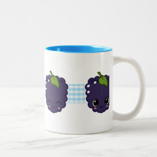 2 Couleurs Tasse heureuse de Blackberry