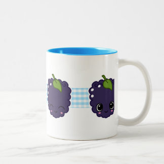 2 Couleurs Tasse heureuse de Blackberry