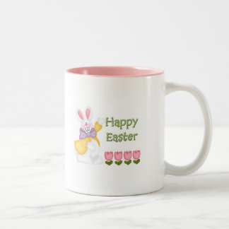 2 Couleurs Tasse heureuse de Pâques