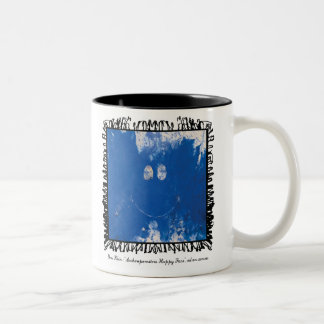 2 Couleurs tasse heureuse de visage de klein de yves