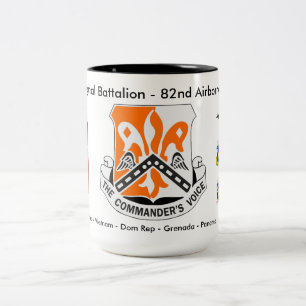2 Couleurs Tasse Historique du 82e Bataillon des transmission