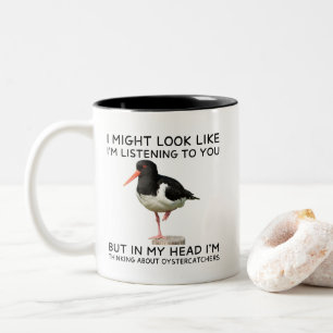2 Couleurs Tasse humoristique pour amateurs d'huîtriers pie