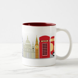 2 Couleurs Tasse iconique de Londres