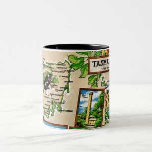 2 Couleurs Tasse Île de Vacances Tasmanie