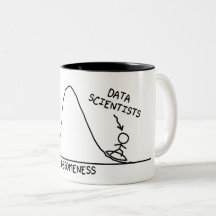Tasse impressionnante de scientifiques de données