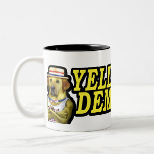 2 Couleurs Tasse jaune de Dawg