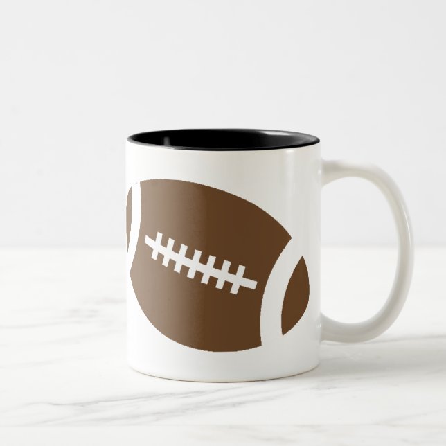 2 Couleurs Tasse - le football (Droit)