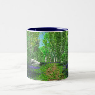 2 Couleurs Tasse légère de jacinthe des bois