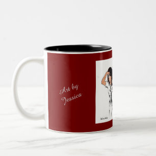 2 Couleurs Tasse Let's Play Ball