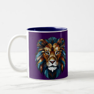 2 Couleurs tasse lion