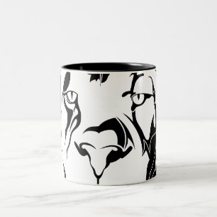 2 Couleurs Tasse Lion Tribal 002
