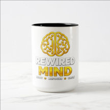 Tasse Logo Rewired Mind - Tasse à Café Noire