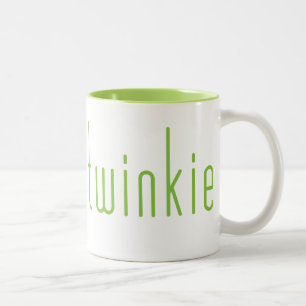 2 Couleurs Tasse maigre de Twinkie - vert