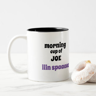 2 Couleurs tasse matinale de l'espace JOE