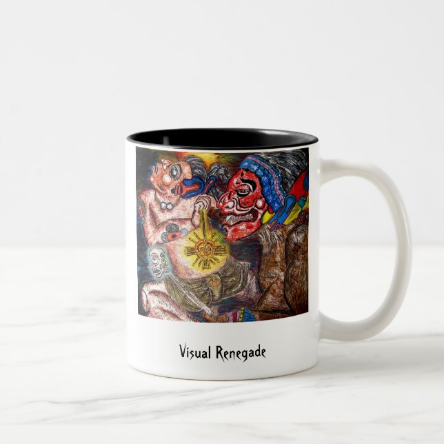 2 Couleurs Tasse maya de Cofee (Droit)