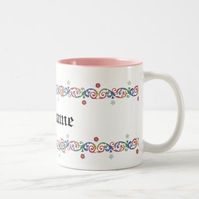 2 Couleurs Tasse médiévale d'E (Droit)