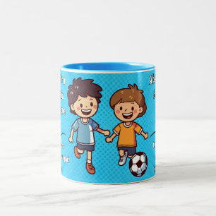 2 Couleurs Tasse Meilleur Frère du Monde avec Message d'Amour