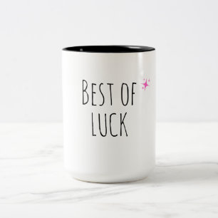 2 Couleurs Tasse Meilleure Chance Tasse de café minimaliste