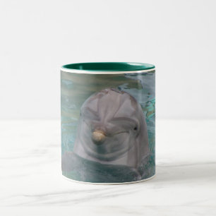 2 Couleurs Tasse mignonne de dauphin