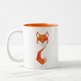 2 Couleurs Tasse mignonne de Fox