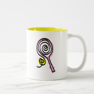 2 Couleurs Tasse mignonne de tennis pour des filles et des