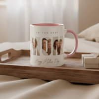 Tasse MOM avec photo personnalisée pour la fête de