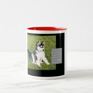 2 Couleurs Tasse - mon coeur serait vide sans mon chien