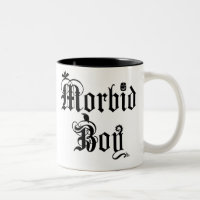 Tasse morbide de garçon
