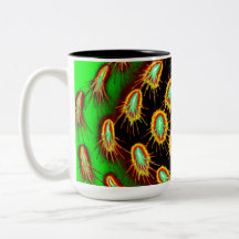 Tasse motif Neon Microburst