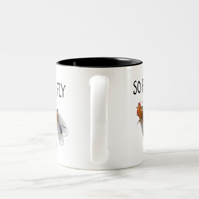 2 Couleurs Tasse mouche Drosophila si cool (Poignée)