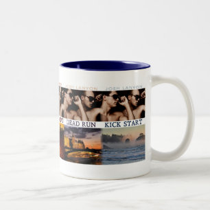 2 Couleurs Tasse moulue dangereuse de série
