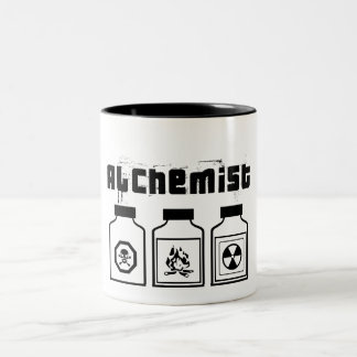 2 COULEURS TASSE NOIRE BLANCHE D'ALCHIMISTE