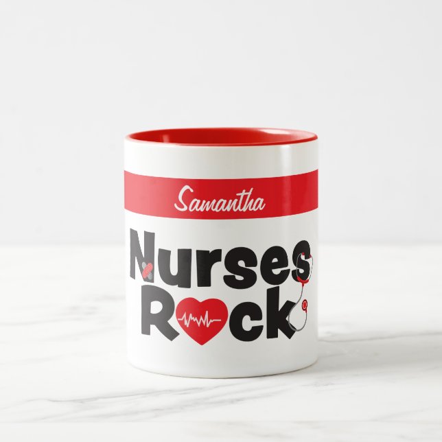 2 Couleurs Tasse Nurses Rock (Centre)