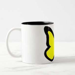 2 Couleurs Tasse Papillon