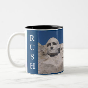 2 Couleurs Tasse patriotique du mont Rushmore