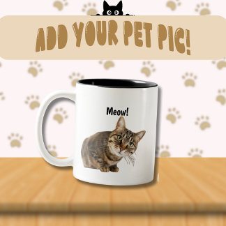 2 Couleurs Tasse personnalisable pour les amoureux des animau
