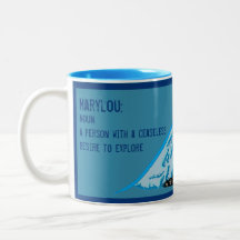 Tasse personnalisée d'envie de voyager