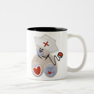 2 Couleurs Tasse personnalisée d'ours de nounours