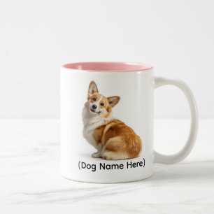 2 Couleurs Tasse personnalisée Pembroke Corgi “Je vous possèd